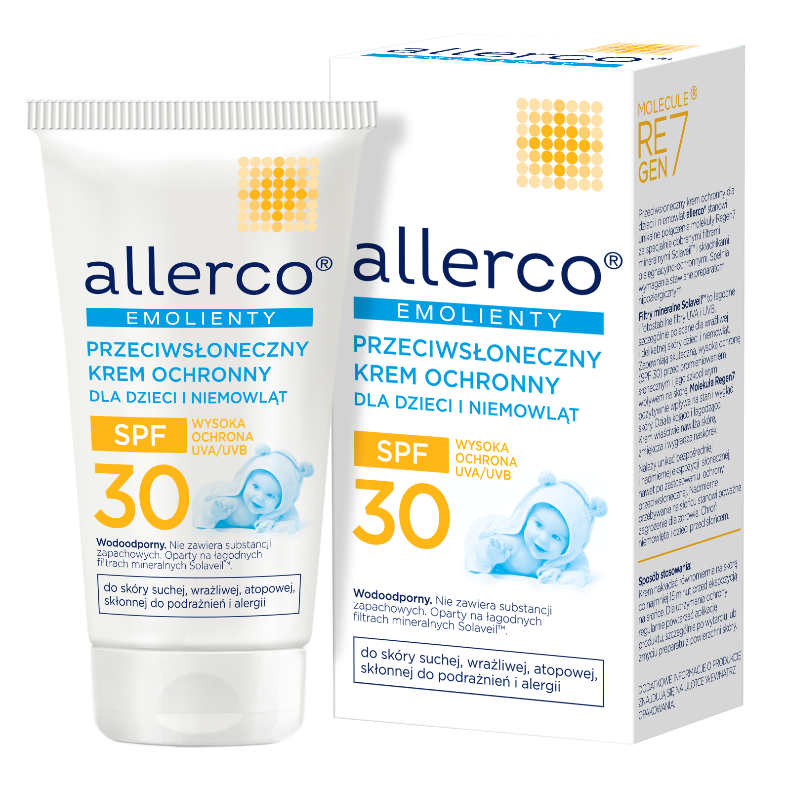 allerco® sun protective cream spf30 for children and babies
